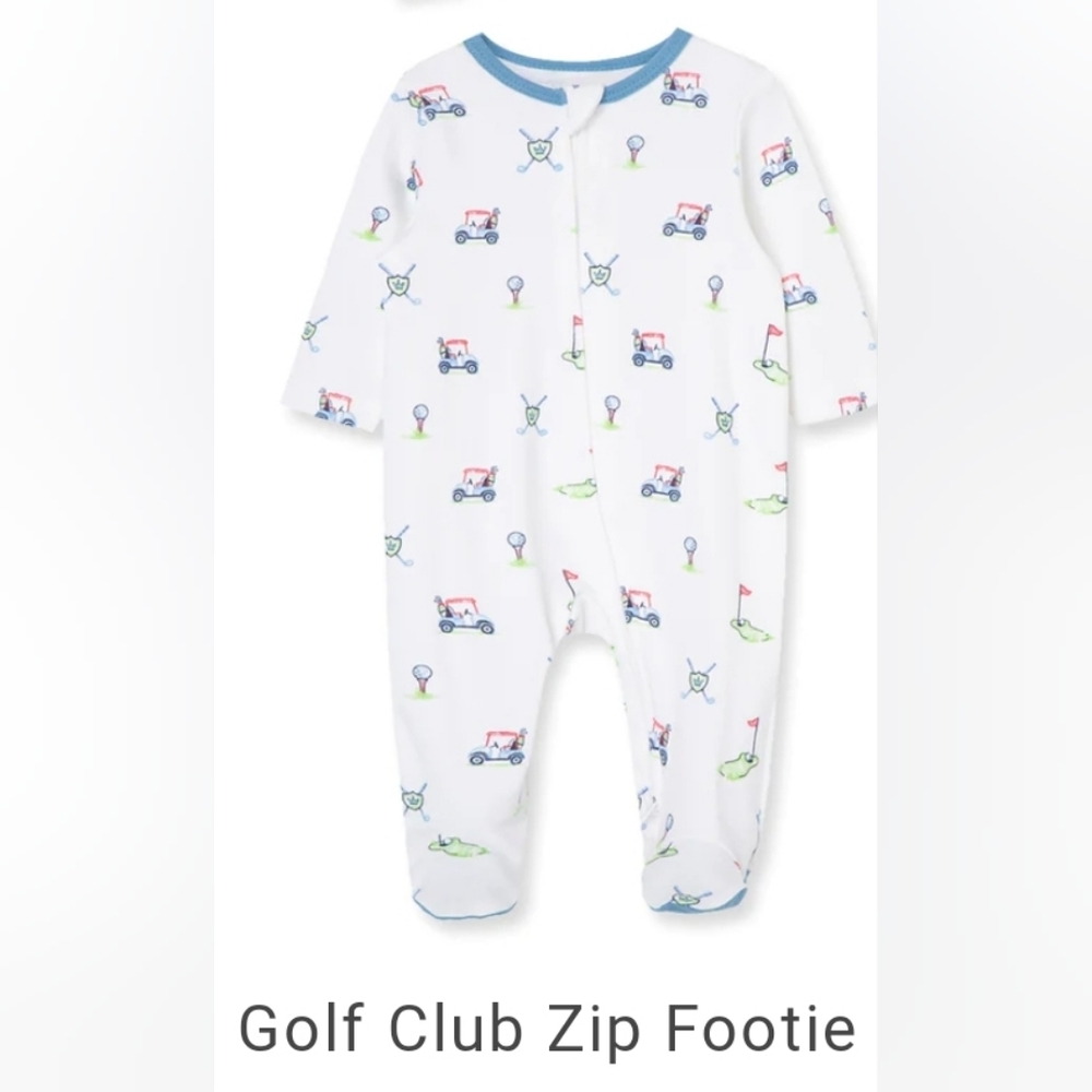 Little Me Baby Boys Golf Club Footie